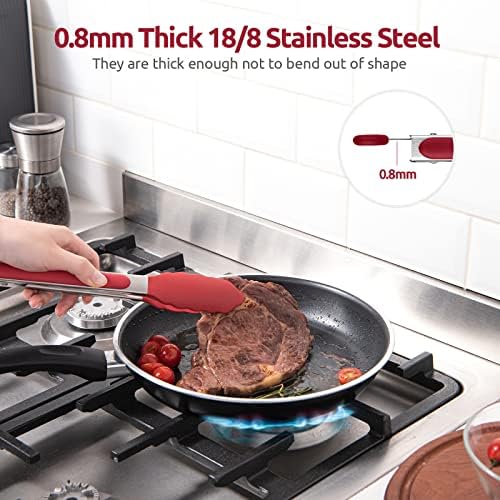 U-Taste Kitchen Tong for Cooking, 600ºF Heat-Resistant Silicone - Image 5