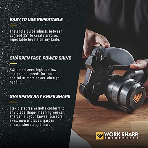 Work Sharp MK2 Electric Knife Sharpener – Adjustable 2-Speed Knife Sharpening - Image 4