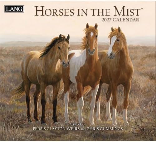 Horses in the Mist 2027 Wall Calendar by Persis Clayton Weirs by Lang