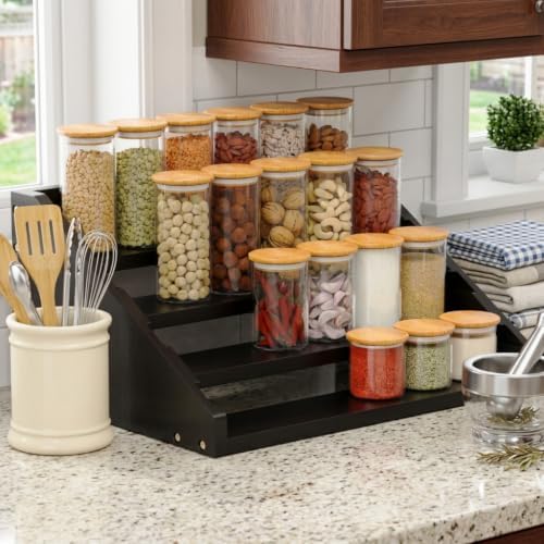 Solid Wood Spice Rack Organizer - Image 2