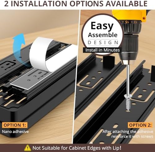 3 Pack Pull Out Spice Rack Organizer - Image 2