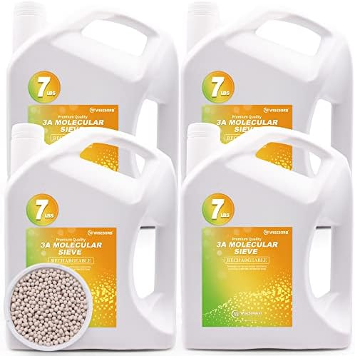 Wisesorb 28 LBS 3A Molecular Sieve Desiccant Beads, Reusable Dessicant by Wisesorb