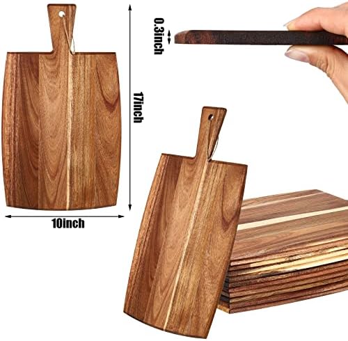 Patelai 12 Packs Wooden Cutting Board Set - Image 2