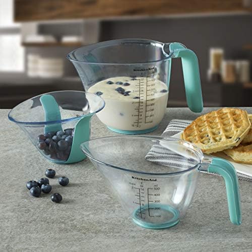 KitchenAid KO298OSAQA Gourmet Measuring Jugs, Aqua Sky - Image 2