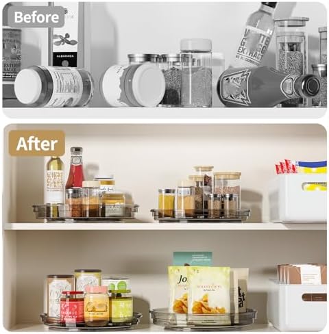 LAMU 2 Pack Lazy Susan Turntable Organizer - Image 5