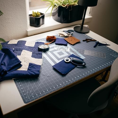 Fiskars 24" x 36" Self Healing Cutting Mat, Large Grid, Lilac Mountain Haze - Image 4