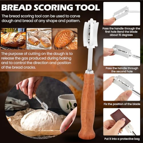 Professional Sourdough Bread Baking Set, Stainless Steel Flour Duster - Image 3