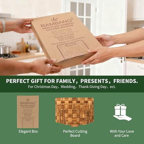 BAMBANG Bamboo Cutting Board for Kitchen - Image 7