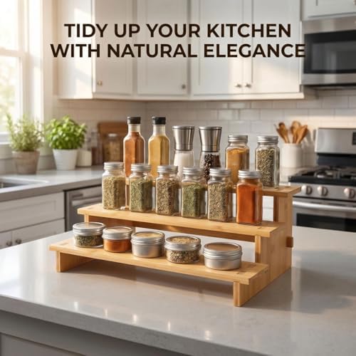 JinDoWin 2 Pack Spice Rack Organizer - Image 3