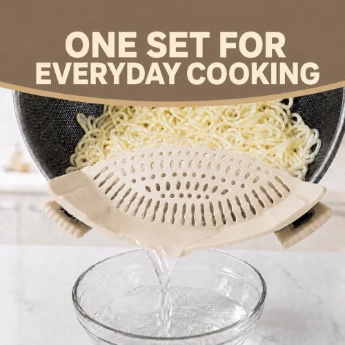 Silicone Pot Strainer, Emptycolor Adjustable Clip On Strainer - Image 2