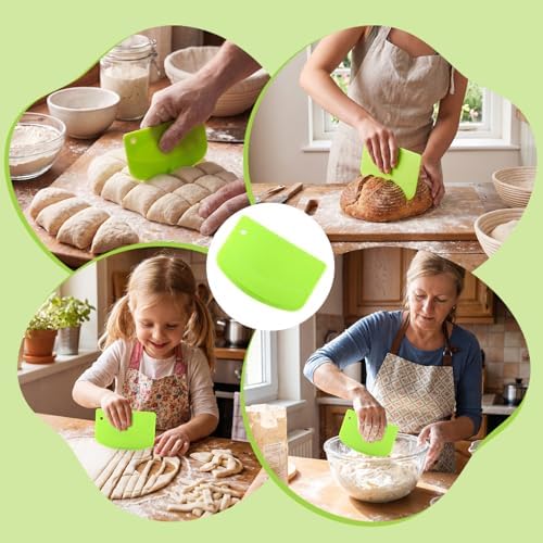 3PCS Dough Scraper Set, Bench Scraper - Image 6