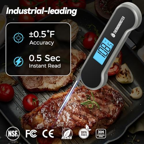 0.5 Sec Instant Read Meat Thermometer Digital - Image 2