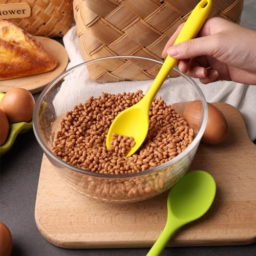 HANSGO 5PCS Small Silicone Spoons, 8 Inch Silicone Mixing Spoons - Image 6