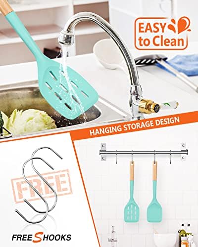 Badiano Silicone Spatula, Non Stick Turner - Image 4