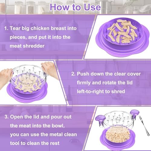 Chicken Shredder Tool Twist Large Meat Shredder - Image 6