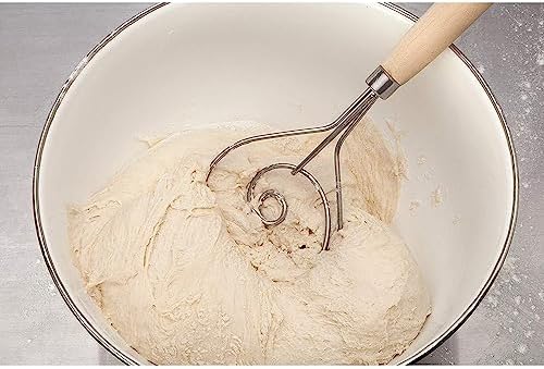 Mrs. Anderson's Baking Dough Whisk, Single-Loop, 12 Inch, 18/8 Stainless Steel - Image 4
