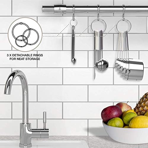 CuttleLab 22-Piece Stainless Steel Measuring Cups and Spoons Set, Tad Dash - Image 5