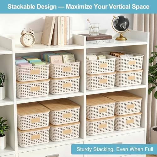 Bagnizer 4 Pack Plastic Storage Bins - Image 3