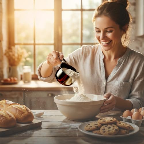Color Up 1 Cup Measuring Cup – Premium Black Stainless Steel, Accurate - Image 2