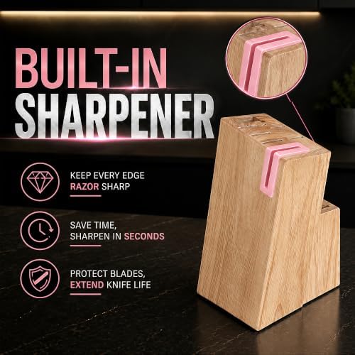14-Piece Kitchen Knife Block Set - Image 4