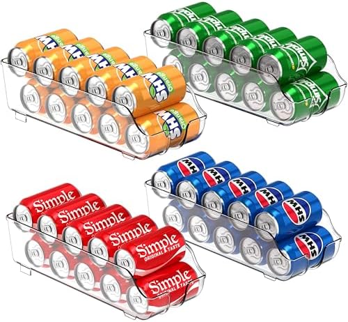 Simple Houseware Soda Can Organizer Dispenser Refrigerator/Pantry by SimpleHouseware