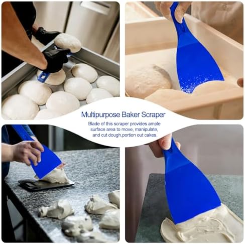 LRui Kitchen Professional Pizza Dough Scraper dough spatula, plastic flexible - Image 6