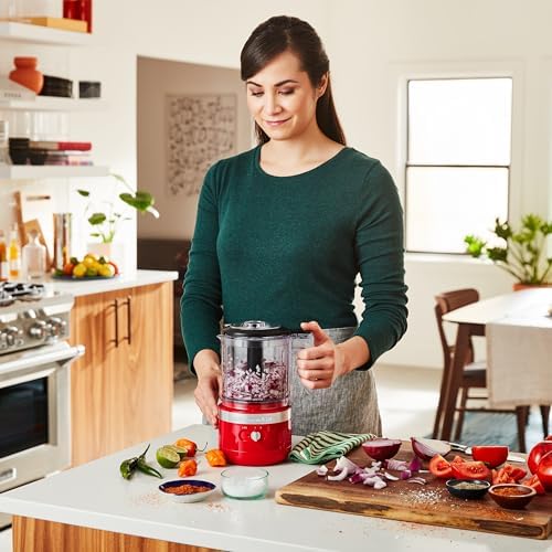 KitchenAid 5 Cup Food Chopper Cordless KFCB519PA, Passion Red - Image 3
