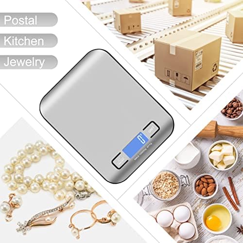 Digital Shipping Scale, Stainless Steel Panel, Accurate Portable Postal Scale - Image 5
