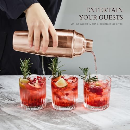 KITESSENSU Cocktail Shaker Set, Stainless Steel Bartending Kit - Image 4