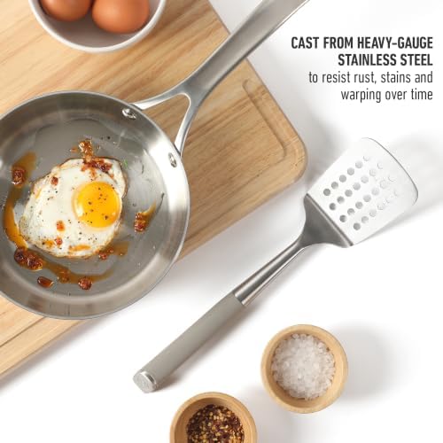 Calphalon Slotted Turner, Kitchen Flipping Spatula, Slotted Spatula, Stainless - Image 3