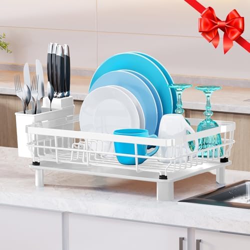 MOUKABAL Dish Drying Rack with Drainboard - Image 6