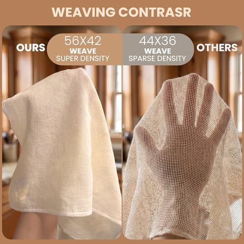 6Pcs Cheese Cloths 18x18 Inch, Grade 100 Cheesecloth - Image 5