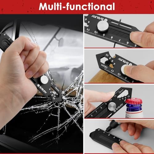 BIBURY 2 Pcs 18mm Retractable Utility Knife, Stainless Steel Box Cutter - Image 7