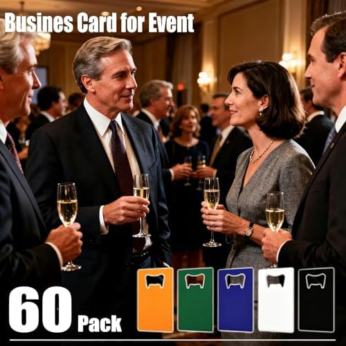 QTLCOHD 60 Pack Credit Card Bottle Opener - Image 7