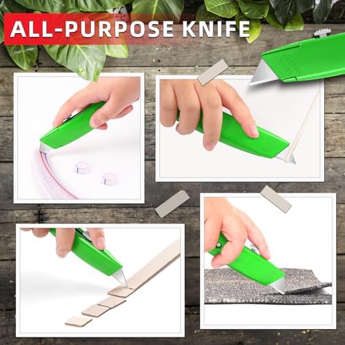 DIYSELF 20 Pack Retractable Box Cutters, Heavy Duty Razor Utility Knives - Image 4