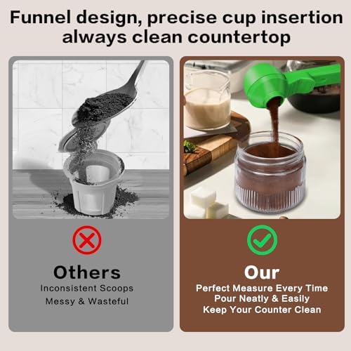 2-in-1 Coffee Scoop with Funnel, 2 Tbsp Measuring Spoon - Image 5