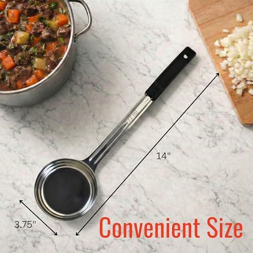 6 oz Solid Stainless Steel Portion Control Ladle Spoodle - - Image 6