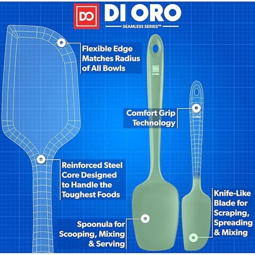 DI ORO Silicone Spatula Set - Image 4