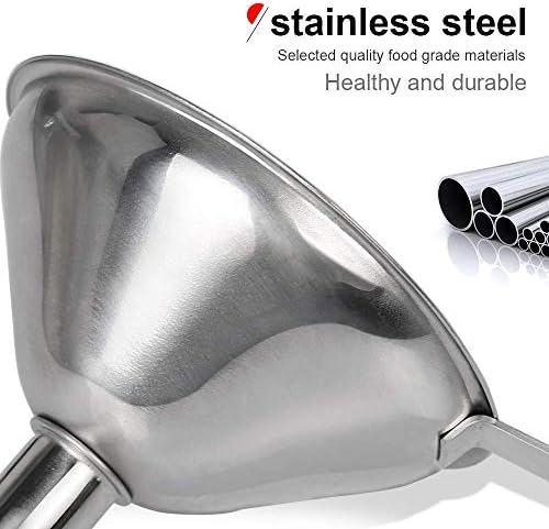 YGDZ Kitchen Funnel for Filling Bottles, Long Handle Funnel Set - Image 3