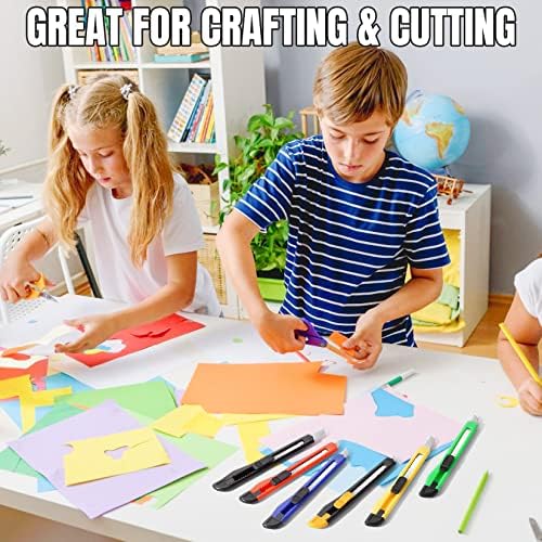 42 Pack Box Cutter Retractable, 9mm Razor Knife, Utility Knife - Image 2