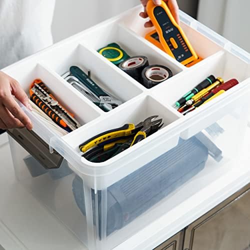 Citylife 32QT Clear Craft Organizers and Storage Box - Image 5