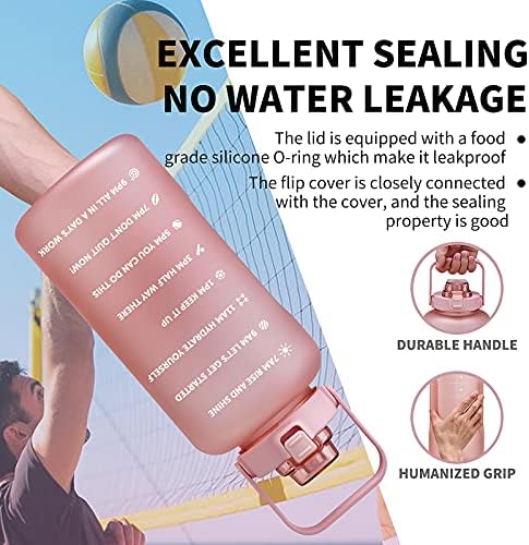 ST-YIBEN 64oz, 128oz Large Motivational Water Bottle - Image 4