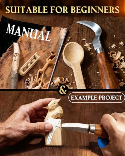 Wood Carving Kit Whittling Kit: Wood Carving Knife Tools - Image 3