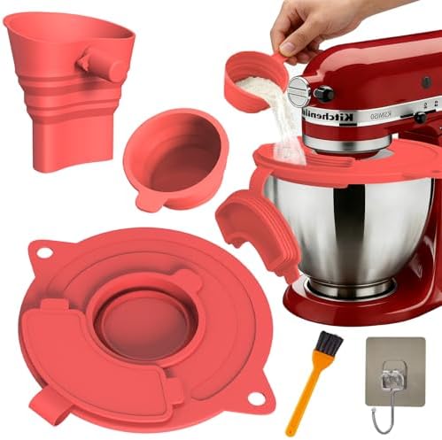 Flour Funnel for KitchenAid Stand Mixers, Fits 4.5-5 Qt Mixers by Unknown