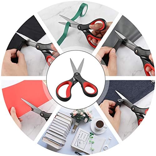 LIVINGO Scissors All Purpose Heavy Duty 8" Office Titanium Non Stick 2 Pack - Image 6