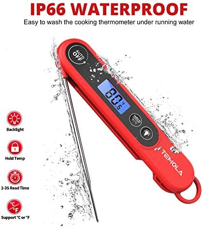 Meat Thermometer for Cooking, Instant Read Food Thermometer - Image 3