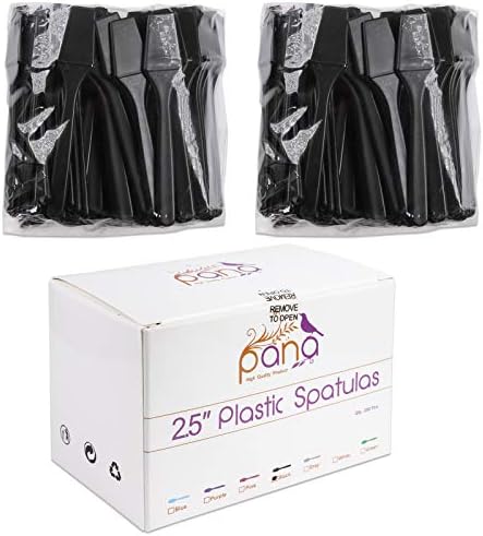 P 200pcs PANA Cosmetic Make Up Disposable Plastic 2.5" Spatulas Skin Care by Beauticom
