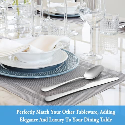 24 Pcs Teaspoons Set, Food Grade Stainless Steel Tea Spoons, Durable Small - Image 6