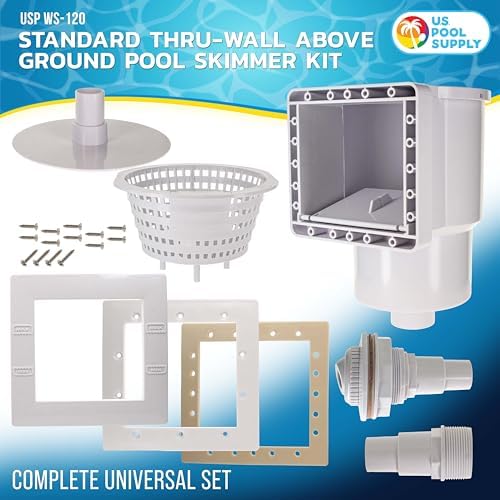 U.S. Pool Supply Standard Thru-Wall Above Ground Pool Skimmer Kit - Image 2