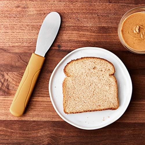Mercer Culinary Millennia Plain Edge Spreader, 3.5 Inch Blade, Peanut Butter - Image 4